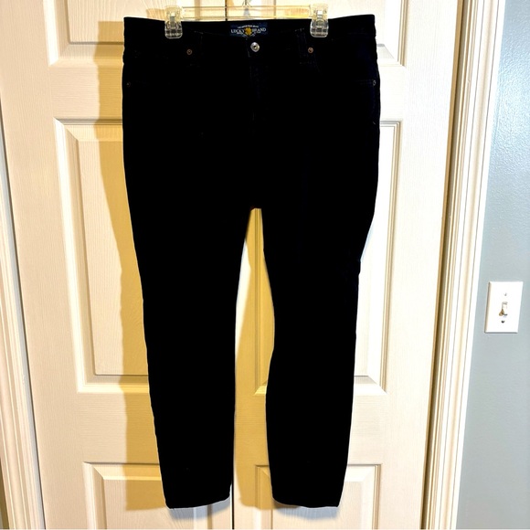 Lucky Brand Womens Ginger Skinny Jeans Plus Size 16 W Ankle Black Stretch Denim - Picture 1 of 10
